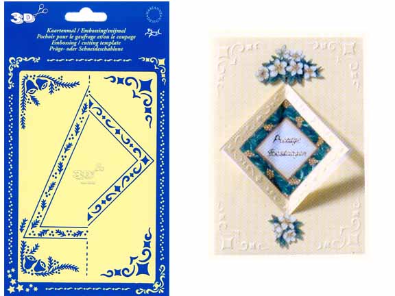 Double Stencil cut out Square/Triangle(KM3330)