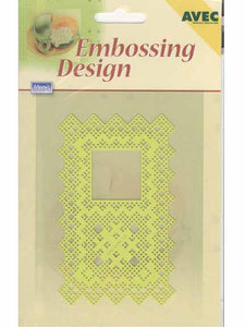 Embossing Design Rectangle with Square