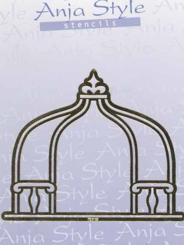 Anja Style Stencil (FE6103) - gazebo