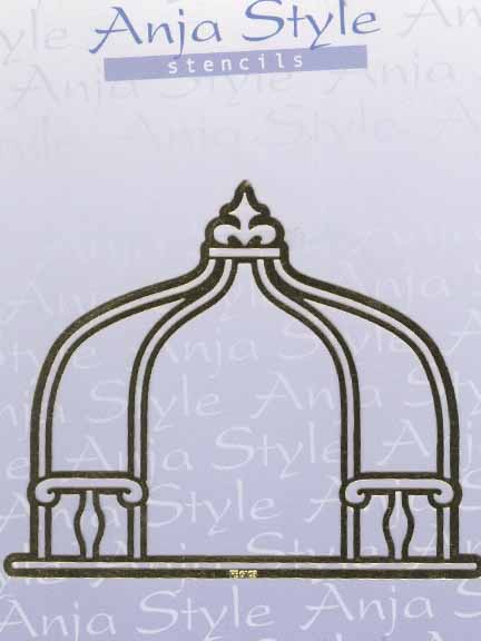 Anja Style Stencil (FE6103) - gazebo