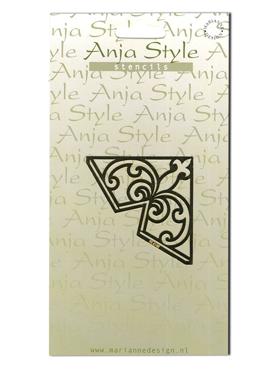 Anja Style Stencil Corner FE6108