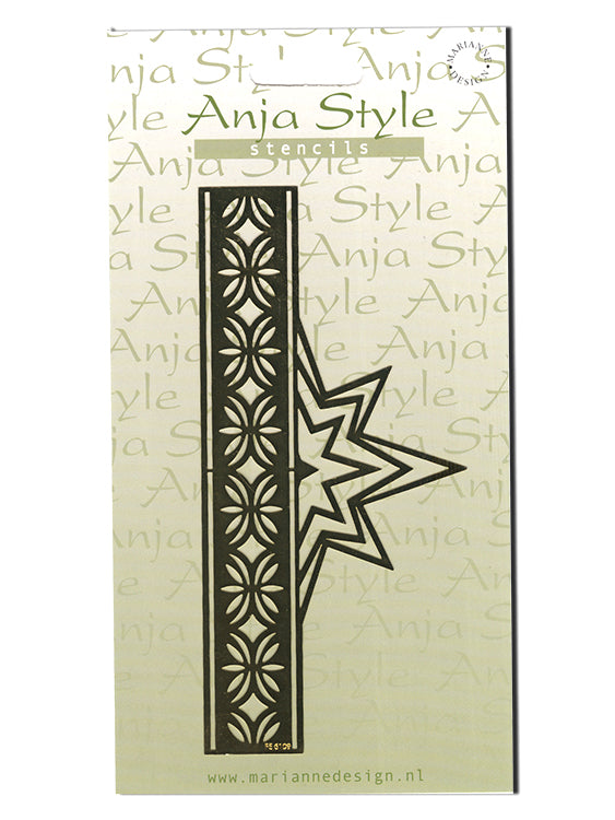 Anja Style Stencil Star/Border FE6109