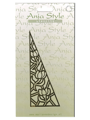 Anja Style Stencil Flowers/Triangle (FE6110)