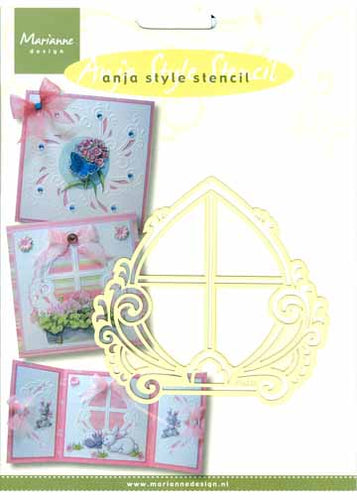 Anja Style Stencil - Ornament