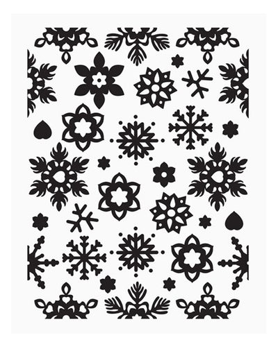 Embossing folder - Winter Chill - Allura Collection