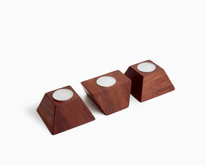 Wooden Tea Candle Holder