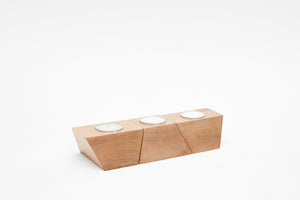 Wooden Tea Candle Holder