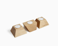 Wooden Tea Candle Holder