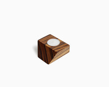 Wooden Tea Candle Holder Zebrawoof Slant