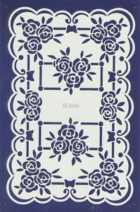 English Embossing Stencil - Roses (EE3408)