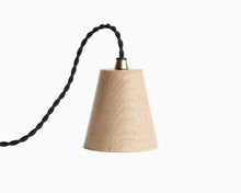 Kone Pendant Maple With Black Cord